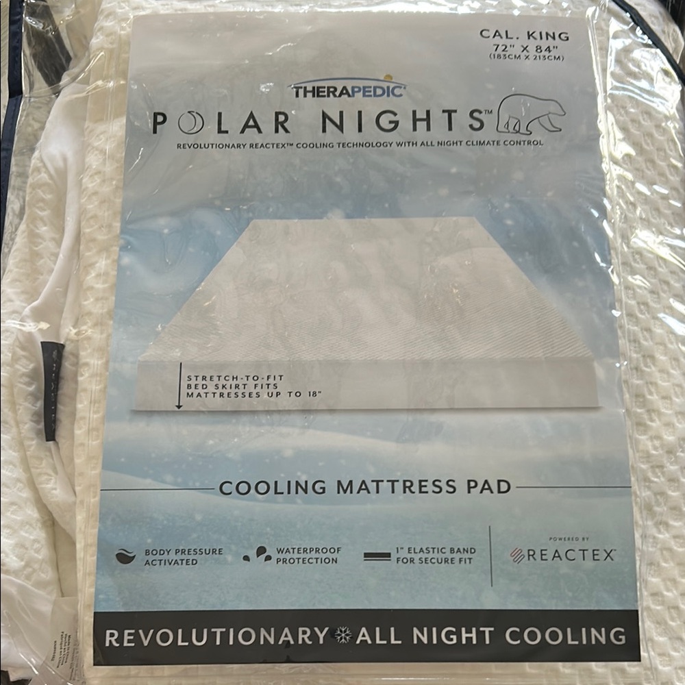 Polar Nights Cooling Mattress Pad - White
Never used